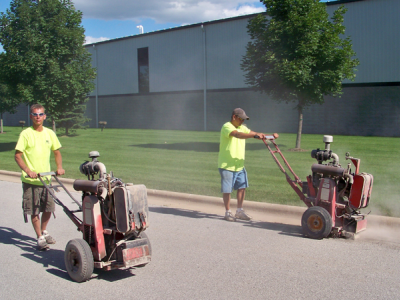 Route & Seal, Hot Crack Filling, Crack Repair, Crack Resurfacing