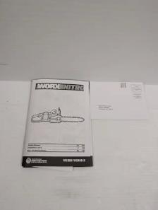 (B4745) Worx WG385 Chainsaw With two Batteries and Charger - Photo 6