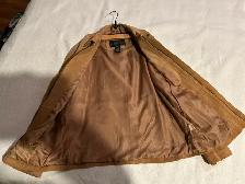 E NEW STROMTECH SWEADE LEATHER JACKET - NEVER WORNLABEL SAY SM. - Photo 4