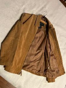 E NEW STROMTECH SWEADE LEATHER JACKET - NEVER WORNLABEL SAY SM. - Photo 5