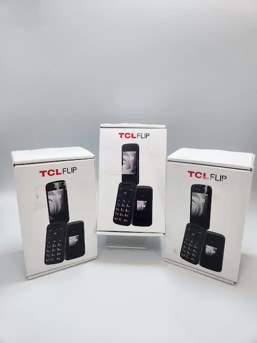TCL Flip 4058E Black Unlocked 3 Months Warranty W/Charger