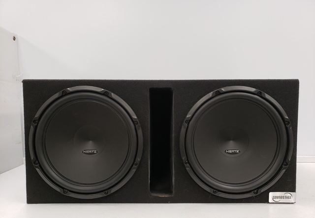 (9925399) Hertz Subwoofer in Carpet Box - 2X 12'