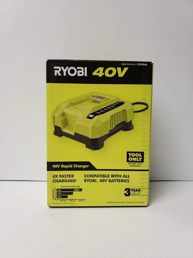 (9924857) Ryobi OP406A Charger - 40V