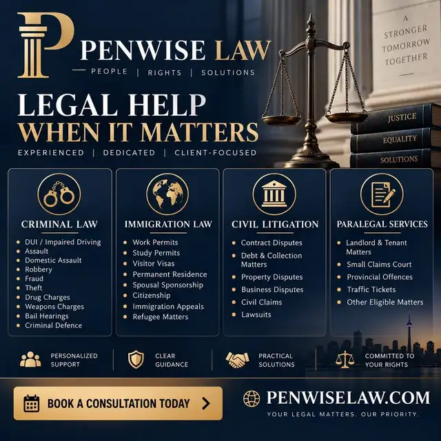 GTA/GTA Criminal Lawyer-Civil Litigation-Immigration-Family-gta