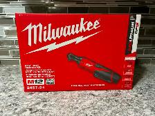 New Milwaukee M12 3/8' Ratchet Kit