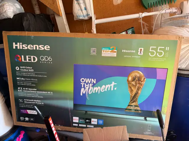 Brand New Hisense 55" Inch TV QLED QD6