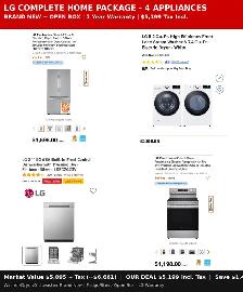 LG Kitchen & Laundry Bundle – Only $5,199 Tax Included!