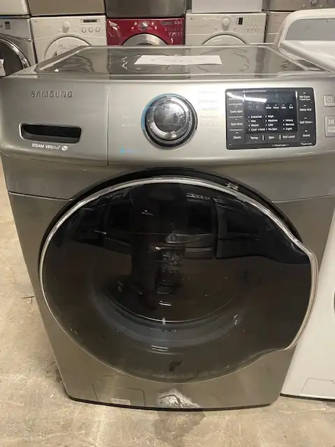 Laveuse seule frontale stainless Samsung ( remis a neuf )