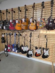 guitars and electric guitars