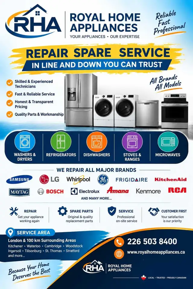 Appliances Repair Spare Service
