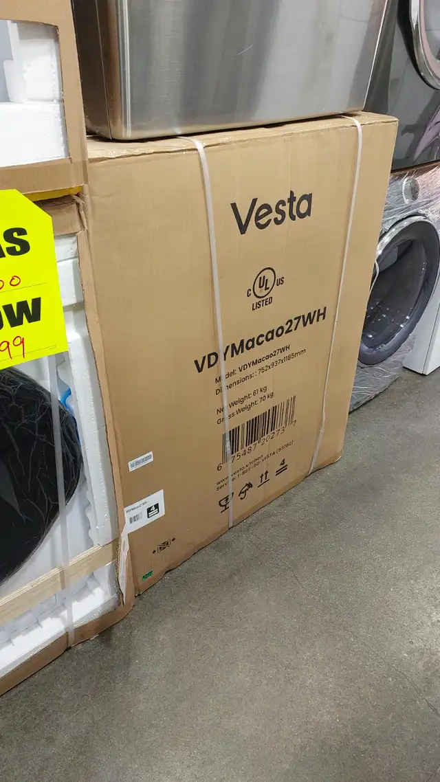 Vesta 8 Cu. Ft. Front Load Dryer