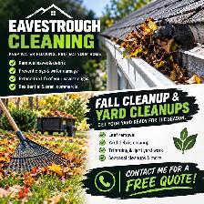 ALL CLEANUPS & EAVESTROUGH CLEANING