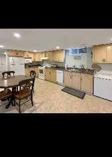 1 bedroom / 1 bathroom basement apartment for rent