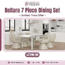 Furniture Trends Bellaro 7 Piece Dining Set