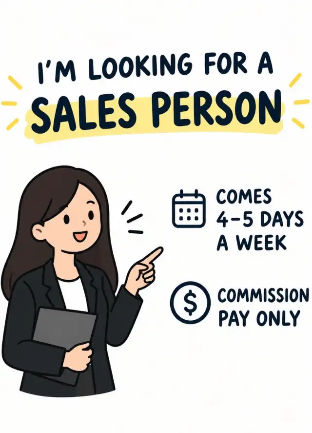 Salesperson- Commission Only