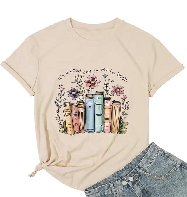 NEW Graphic Tshirt ‘It’s a good day to read a book’