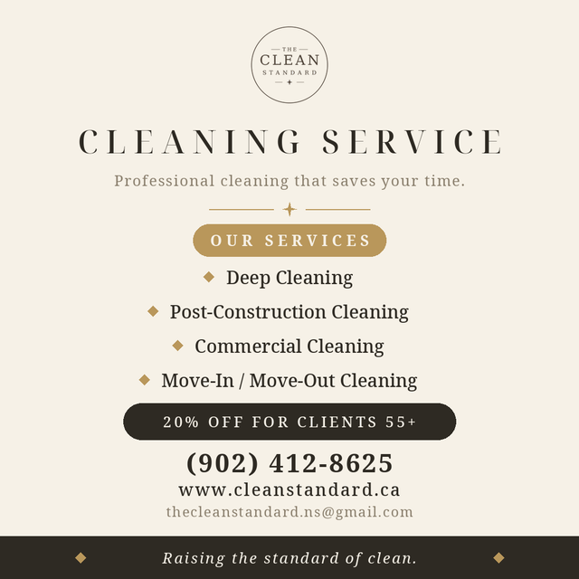 The Clean Standard — Professional Cleaning, Halifax & HRM