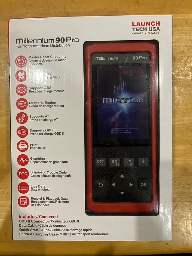 launch millennium pro 90 obd2 scanner