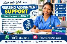 Nursing Assignment Support | Healthcare & APA 7