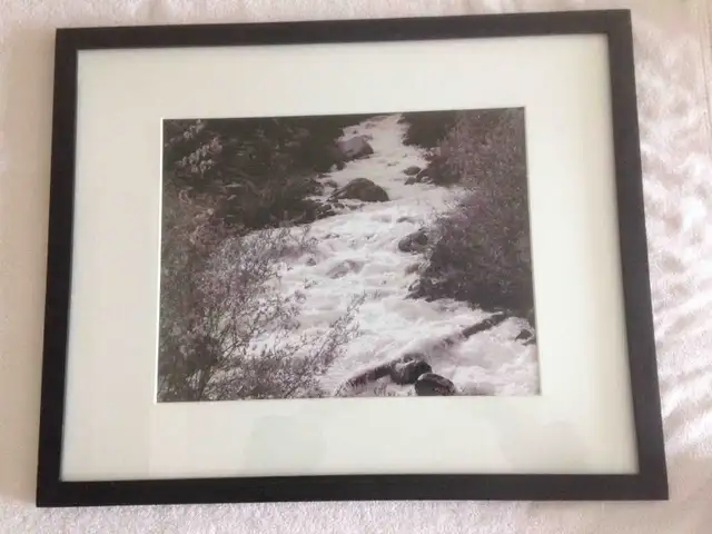 Framed Creek Photograph