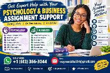 Psychology & Business Assignment Support