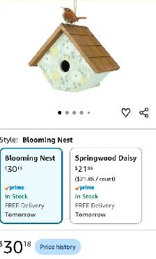 small bird house new