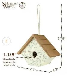 small bird house new - Photo 3