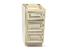 15' Antique White 3-Drawer Vanity Base - $245 - Ottawa