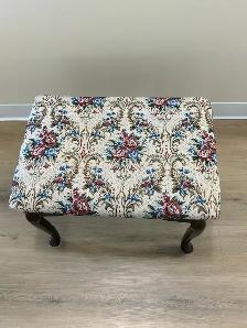 BENCH (Cherrywood with Brocade Design Seat Cushion) - Photo 2