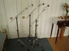 DRUM SET - BOOM CYMBAL STANDS - EXCELLENT CONDITION