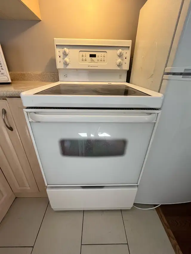 Stove and microwave  white - $ 150