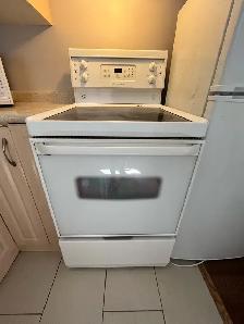 Stove and microwave  white - $ 150