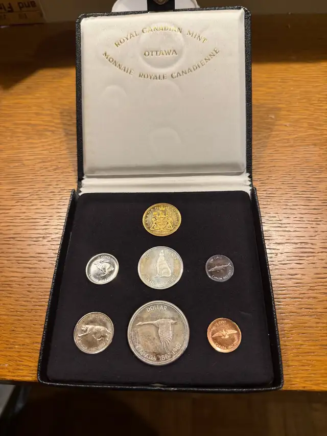 1967 Centennial  Canada Mint Gold Silver Coin Set