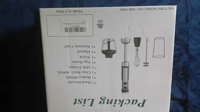 Hand blender 5 in one