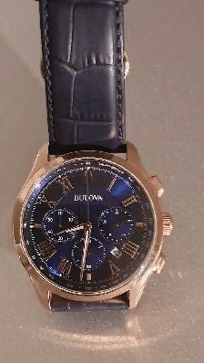 Bulova rosegold chronograph swiss automatic watch - Photo 3