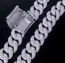 22MM Iced Out Prong Cuban Link Chain - Photo 4