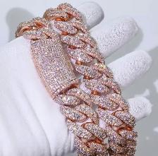 22MM Iced Out Prong Cuban Link Chain - Photo 5