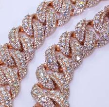 22MM Iced Out Prong Cuban Link Chain - Photo 6