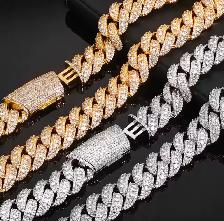 22MM Iced Out Prong Cuban Link Chain - Photo 8