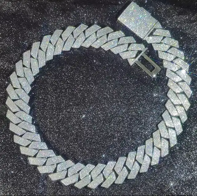 25MM Thick Iced Out Cuban Link Chains