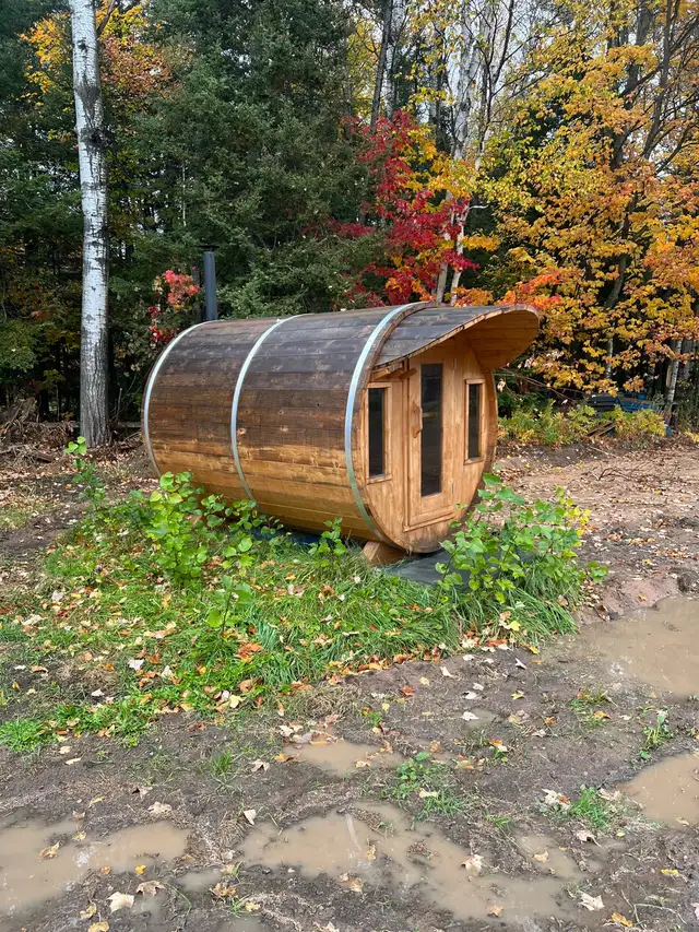 Barrel sauna
