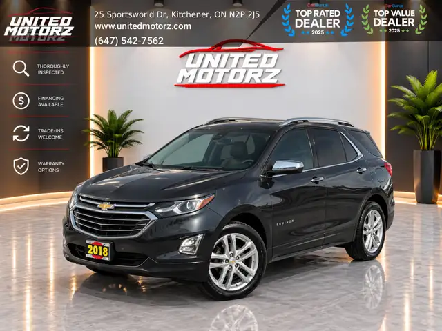 2018 Chevrolet Equinox Premier w/1LZ AWD 1.5L~SAFETY CERTIFIED~L