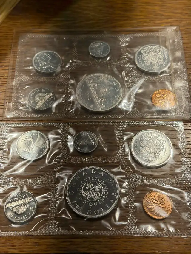 Canada Silver Proof  Coin Sets—1963 to 1966