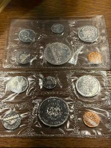 Canada Silver Proof  Coin Sets—1963 to 1966