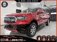 FORD RANGER LARIAT CREW 4 X 4 2020, BTE DE 5 PIEDS, CUIR, CAMERA