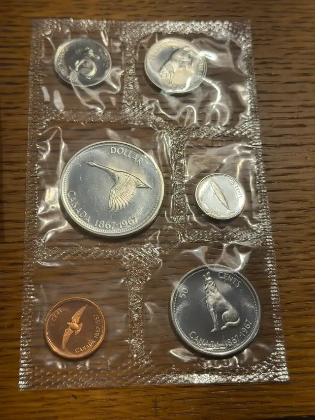 1967 Canada Mint Silver Proof Coin Sets