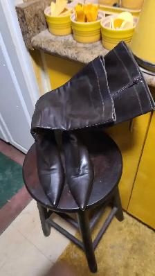 Womens  Charles David Vintage chocolate brown boots