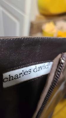 Womens  Charles David Vintage chocolate brown boots - Photo 3