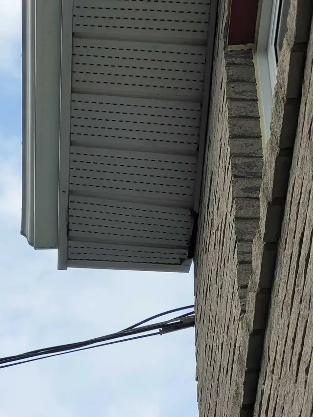 Soffite à réparer