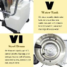 Commercial 60L Carpet Extractor 3-in-1 Floor Washer 053381 - Photo 3